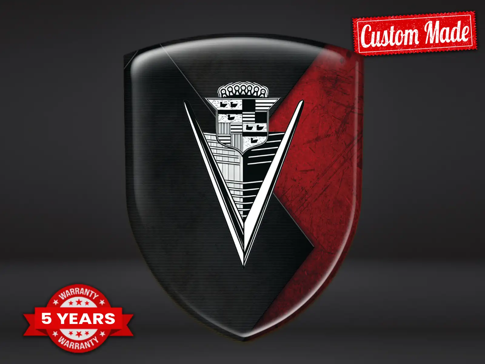 Cadillac Domes Abzeichen Logo Racing Tuning Sport Edition